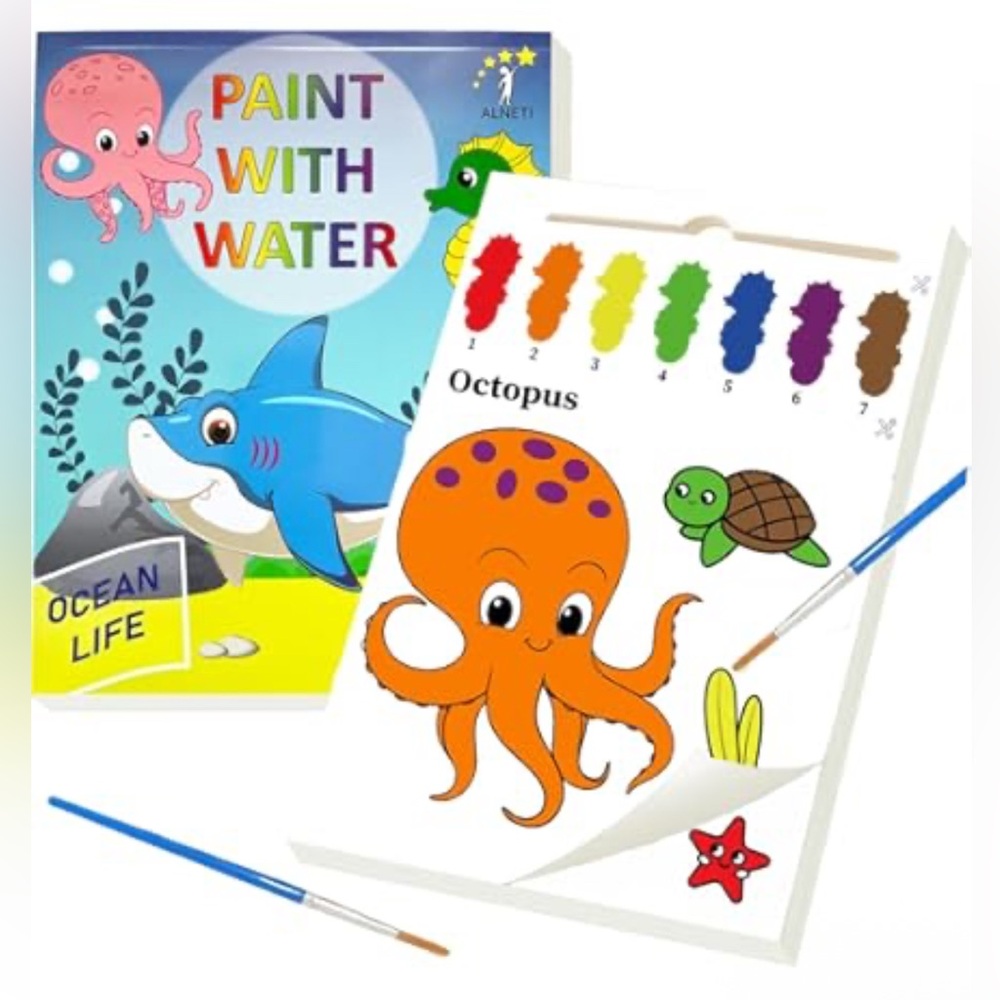 Ocean Life Paint with Water Set